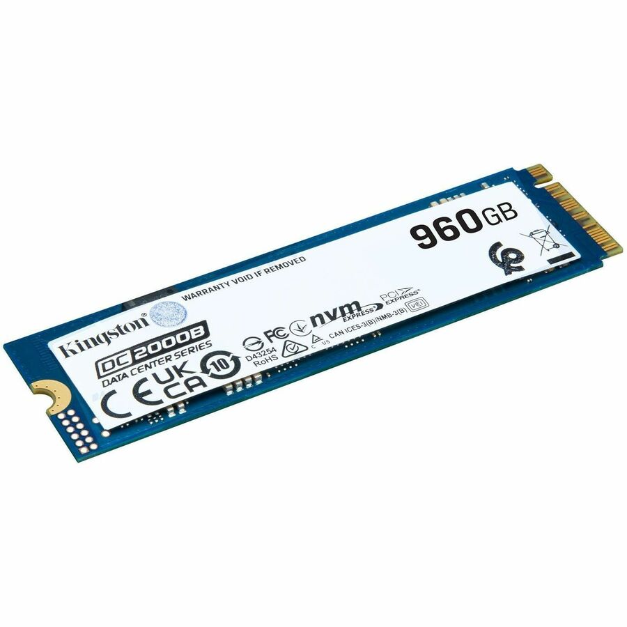 Disque SSD Kingston DC2000B 960 Go - M.2 2280 interne - PCI Express NVMe (PCI Express NVMe 4.0 x4) SEDC2000BM8/960G