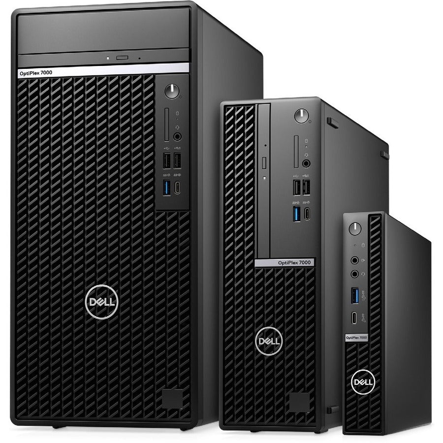 Dell OptiPlex 7000 7010 Desktop Computer - Intel Core i5 13th Gen i5-13500 - vPro Technology - 16 GB - 256 GB SSD - Small Form Factor - Black NM4K7