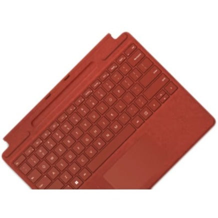 Microsoft Signature Keyboard/Cover Case Microsoft Surface Pro 8, Surface Pro X, Surface Pro 9 Tablet - Poppy Red 8XA-00022