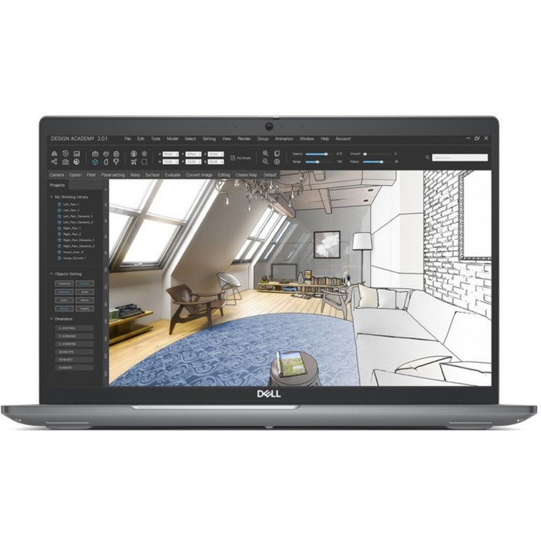 Dell Precision 3000 3580 15.6" Mobile Workstation - Full HD - Intel Core i5 13th Gen i5-1350P - vPro Technology - 16 GB - 512 GB SSD - English (US) Keyboard - Titan Gray 248NY