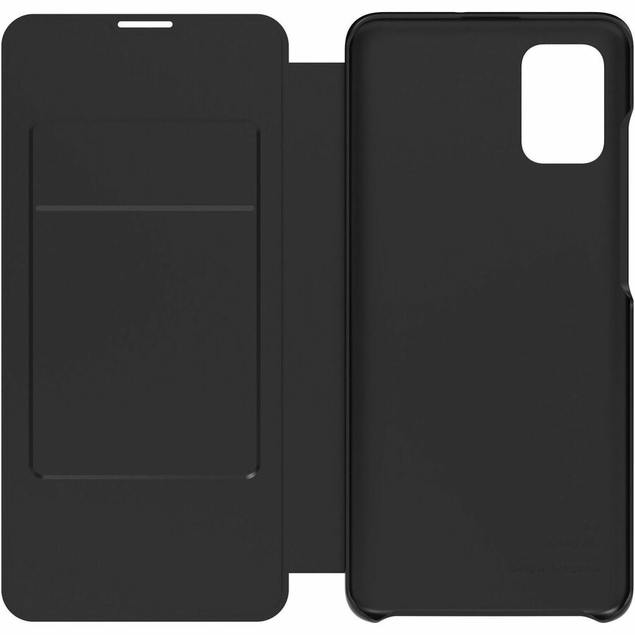 Samsung Carrying Case (Wallet) Samsung Galaxy A51 Smartphone, Card - Black GP-FWA515AMABD