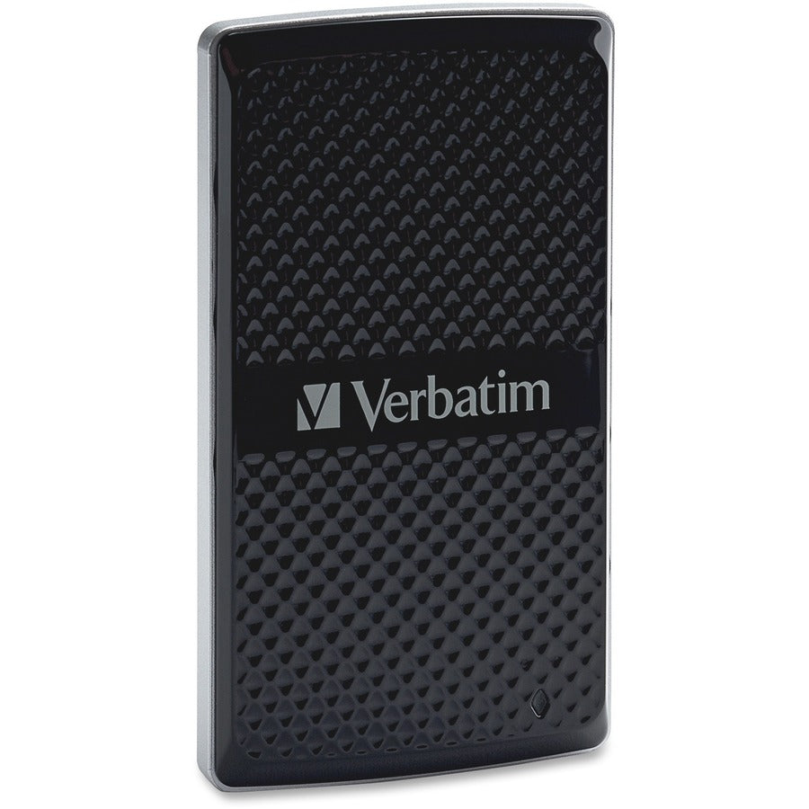 Verbatim 128GB Vx450 External SSD, USB 3.0 with mSATA Interface - Black 47680