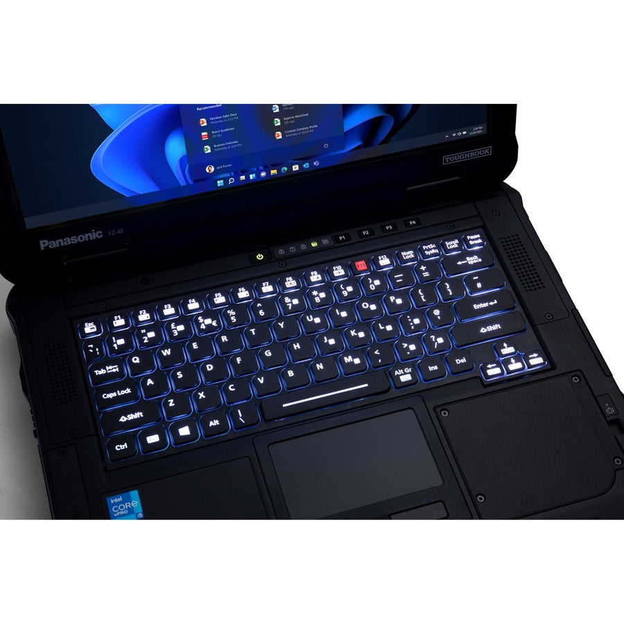 Ordinateur portable robuste à écran tactile Panasonic TOUGHBOOK FZ-40 FZ40CCBAXKM 14" - Full HD - Intel Core i7 11e génération i7-1185G7 - Technologie vPro - 16 Go - SSD 1 To FZ40CCBAXKM