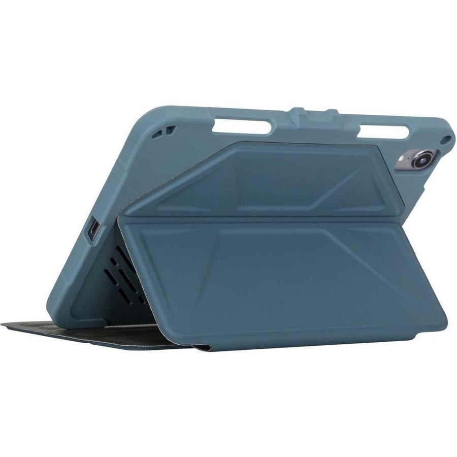 Targus Pro-Tek THZ91302GL Carrying Case (Flip) for 8.3" Apple iPad mini (6th Generation) Tablet - Blue THZ91302GL