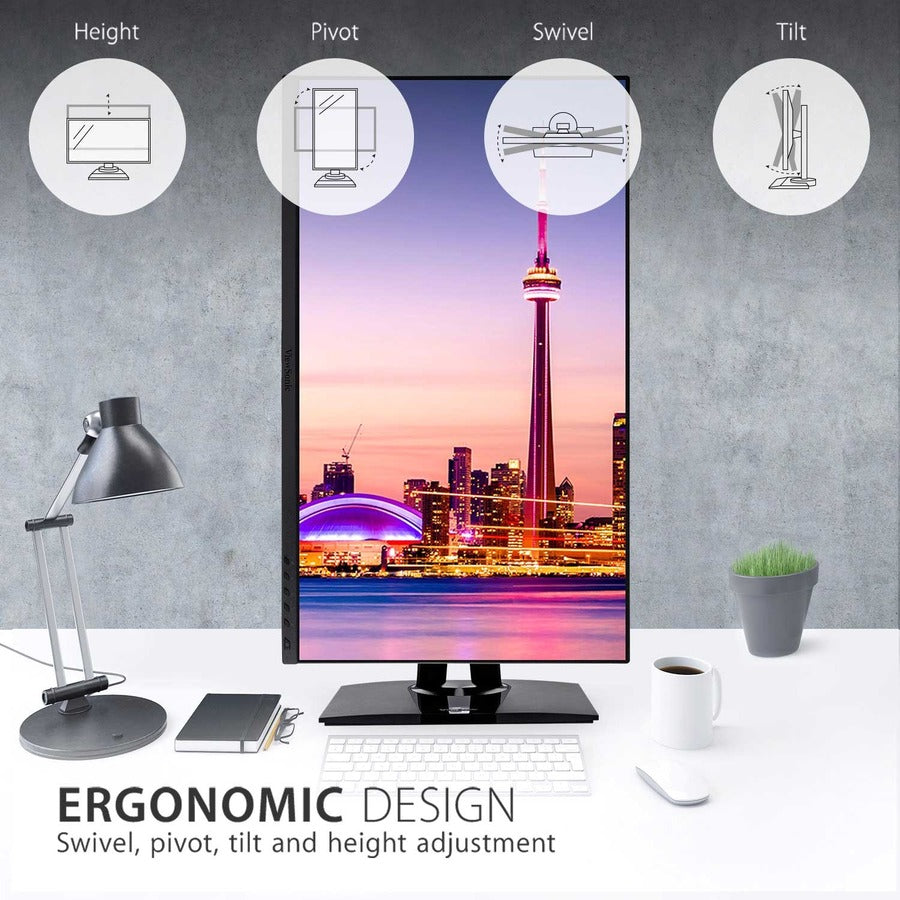 Viewsonic 27" Display, IPS Panel, 2560 x 1440 Resolution VP2756-2K