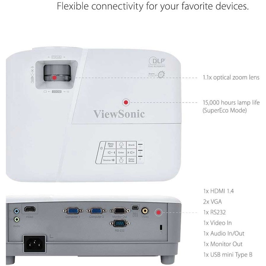 ViewSonic PA503X 3D Ready DLP Projector - 4:3 PA503X