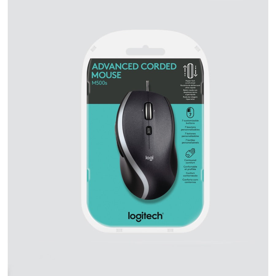 Logitech M500S Advanced Corded Mouse 910-005783