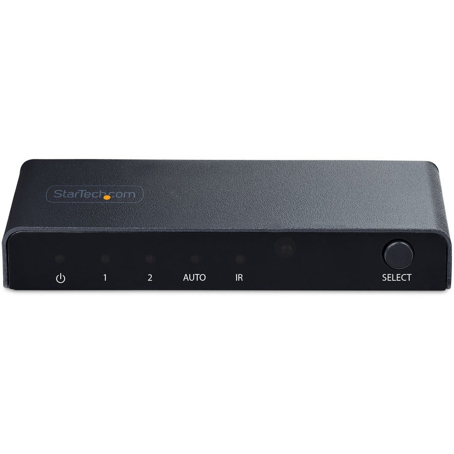 StarTech.com 2-Port 8K HDMI Switch, HDMI 2.1 Switcher 4K 120Hz/8K 60Hz UHD, HDR10+, HDMI Switch 2 In 1 Out, Auto/Manual Source Switching 2PORT-HDMI-SWITCH-8K