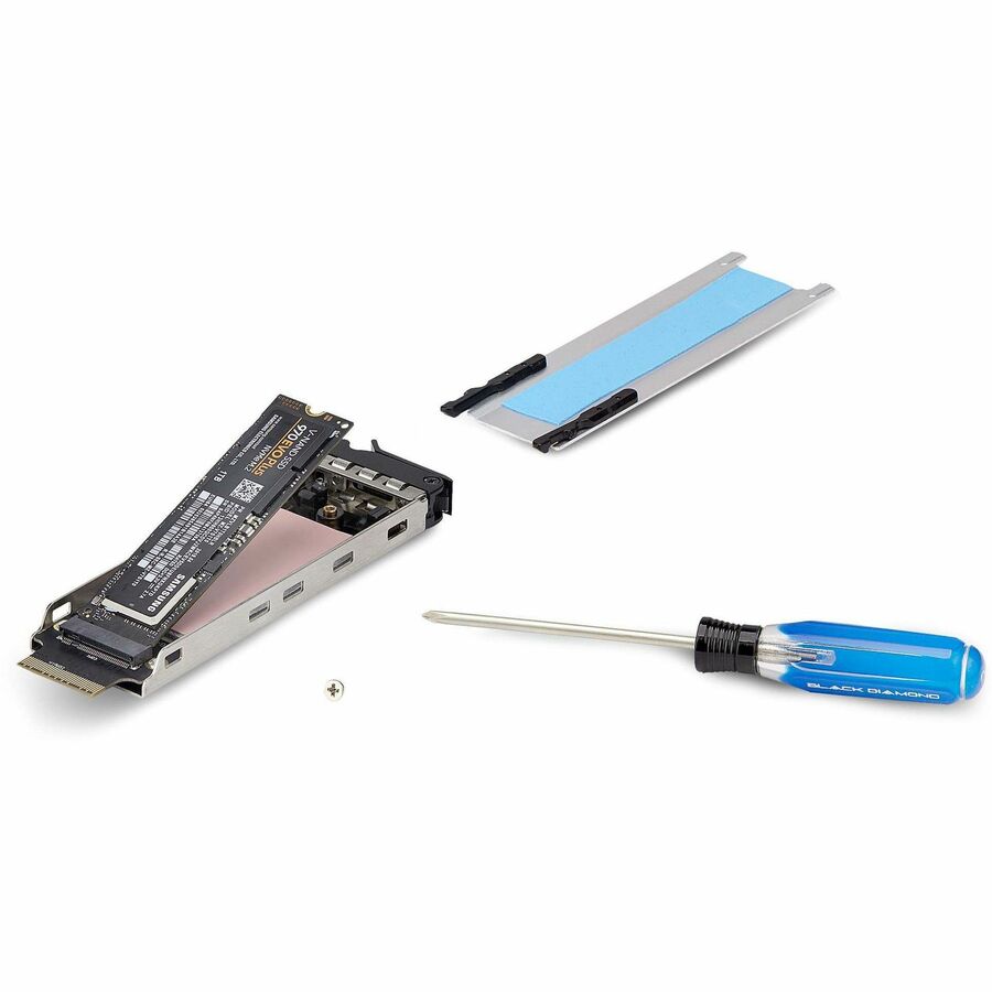 StarTech.com M.2 NVMe SSD Drive Tray for use in PCIe Expansion Product Series, Drive Tray for an Additional Hot Swappable Drive TR-M2-REMOVABLE-PCIE