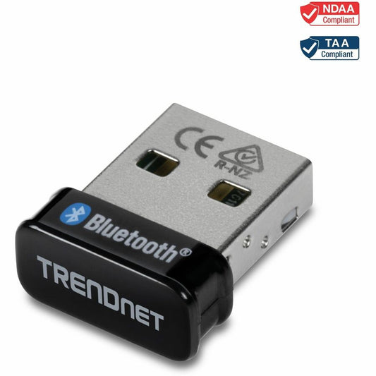 TRENDnet TBW-110UB Bluetooth 5.0 Single Band Bluetooth Adapter for Computer/Keyboard/Headset TBW-110UB