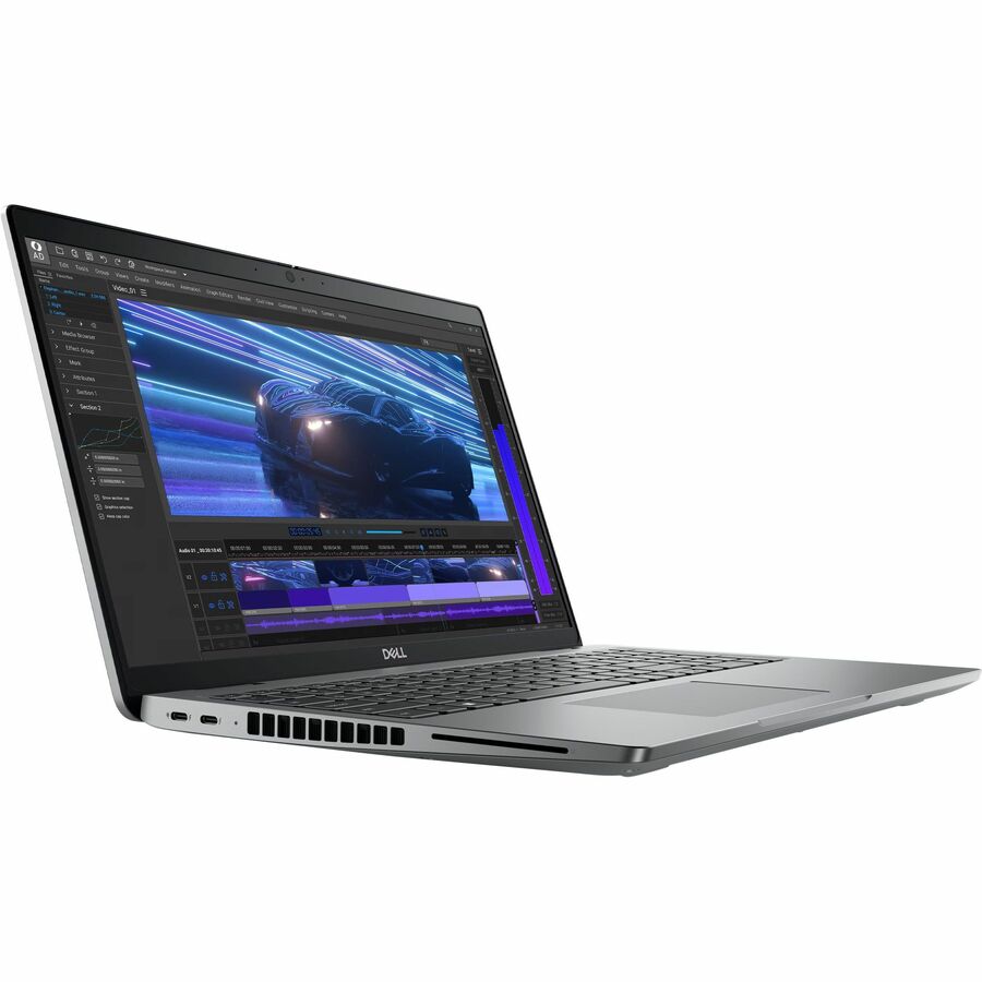 Dell Precision 3000 3591 15.6" Mobile Workstation - Full HD - Intel Core Ultra 7 165H - vPro Technology - 16 GB - 512 GB SSD - Titan Gray 34HGH