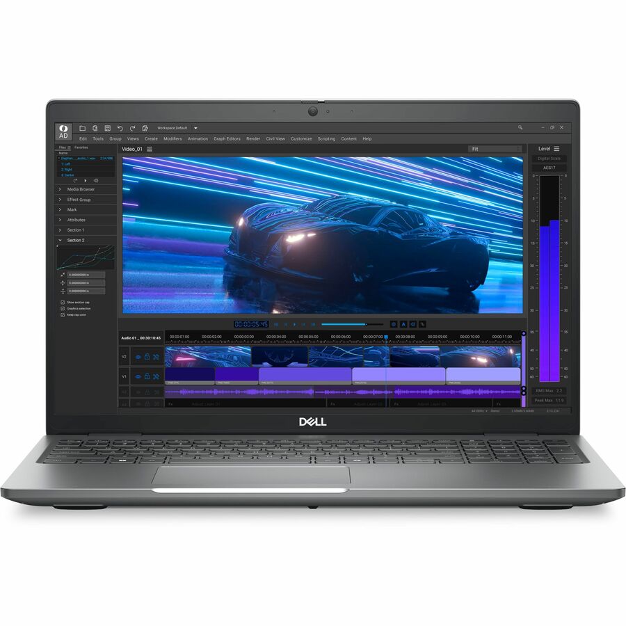 Dell Precision 3000 3591 15.6" Mobile Workstation - Full HD - Intel Core Ultra 7 165H - vPro Technology - 16 GB - 512 GB SSD - Titan Gray 34HGH