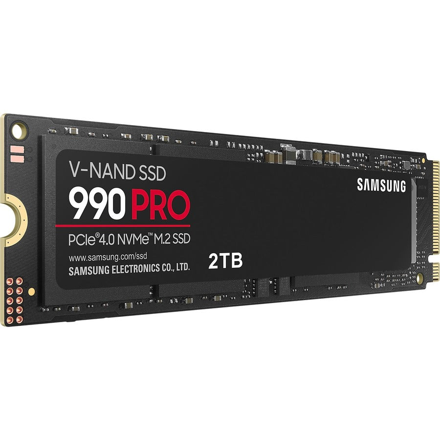 Samsung 990 PRO MZ-V9P2T0B/AM 2 TB Solid State Drive - M.2 2280 Internal - PCI Express NVMe (PCI Express NVMe 4.0 x4) MZ-V9P2T0B/AM