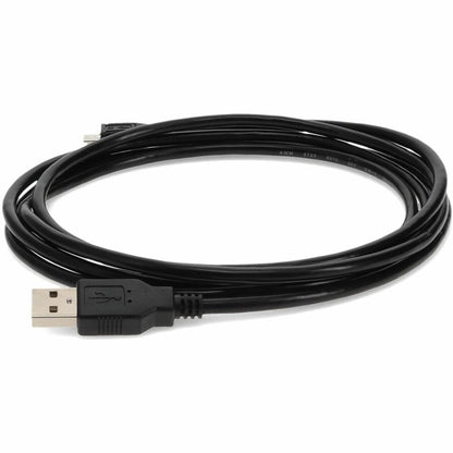 AddOn 4.57m (15.00ft) USB 2.0 (A) Male to Micro-USB (B) Male Black Cable USB2MICROUSB15