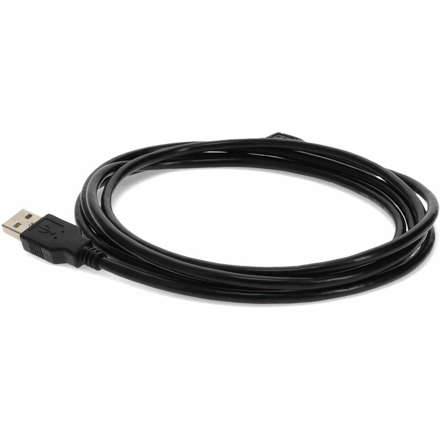 AddOn 4.57m (15.00ft) USB 2.0 (A) Male to Micro-USB (B) Male Black Cable USB2MICROUSB15