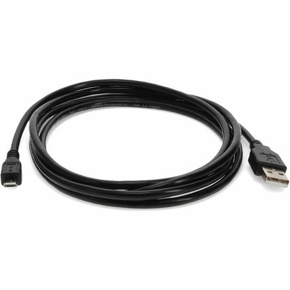 AddOn 4.57m (15.00ft) USB 2.0 (A) Male to Micro-USB (B) Male Black Cable USB2MICROUSB15