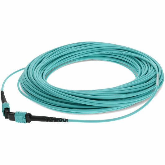 AddOn 15m MPO/MPO Female/Female OM3 50/125 LOMM LSZH 12 Fiber Crossover Cable ADD-MPOMPO-15M5OM3