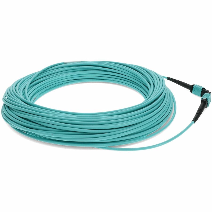 AddOn 15m MPO/MPO Female/Female OM3 50/125 LOMM LSZH 12 Fiber Crossover Cable ADD-MPOMPO-15M5OM3