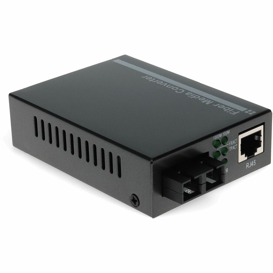 AddOn 1000Base-TX To 1000Base-LX SC SMF 1310nm 20km Media Converter ADD-GMC-LX-2SC