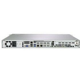 Supermicro SuperServer 5019C-M Barebone System - 1U Rack-mountable - Socket H4 LGA-1151 - 1 x Processor Support SYS-5019C-M