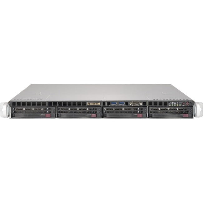 Supermicro SuperServer 5019S-MN4 Barebone System - 1U Rack-mountable - Socket H4 LGA-1151 - 1 x Processor Support SYS-5019S-MN4