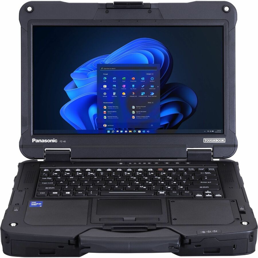 Ordinateur portable robuste à écran tactile Panasonic TOUGHBOOK FZ-40 FZ40ACAANKM 14" - Full HD - Intel Core i5 11e génération i5-1145G7 - Technologie vPro - 16 Go - SSD 512 Go FZ40ACAANKM