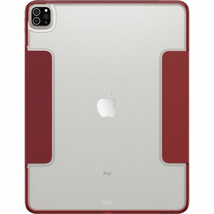 OtterBox Symmetry Series 360 Elite Carrying Case (Folio) for 12.9" Apple iPad Pro (5th Generation), iPad Pro (6th Generation) Tablet, Apple Pencil - Harvard Red (Red/Clear) 77-87704