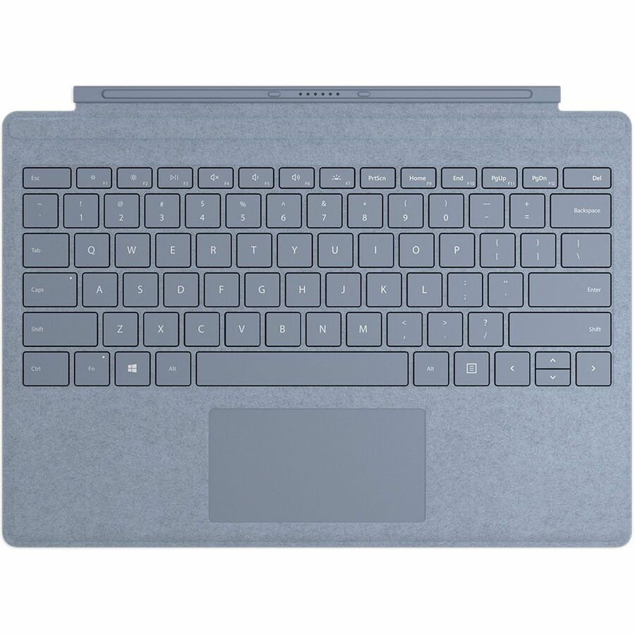 Microsoft Signature Keyboard/Cover Case Microsoft Surface Pro (5th Gen), Surface Pro 4, Surface Pro 6, Surface Pro 7, Surface Pro 7+, Surface Pro 3 Tablet - Ice Blue FFQ-00122