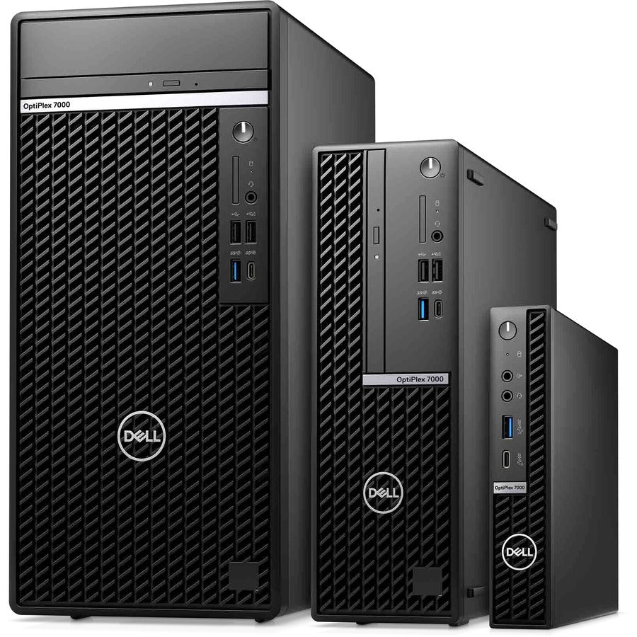 Dell OptiPlex 7000 Desktop Computer - Intel Core i5 12th Gen i5-12500 - vPro Technology - 16 GB - 256 GB SSD - Small Form Factor - Black T74N3