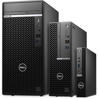 Dell OptiPlex 7000 7010 Desktop Computer - Intel Core i5 13th Gen i5-13500 - vPro Technology - 8 GB - 256 GB SSD - Small Form Factor - Black T1HD3