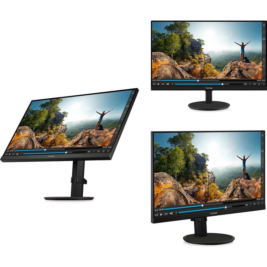 ViewSonic Value VA2447-MHU 24" Class Full HD LED Monitor - 16:9 - Black VA2447-MHU