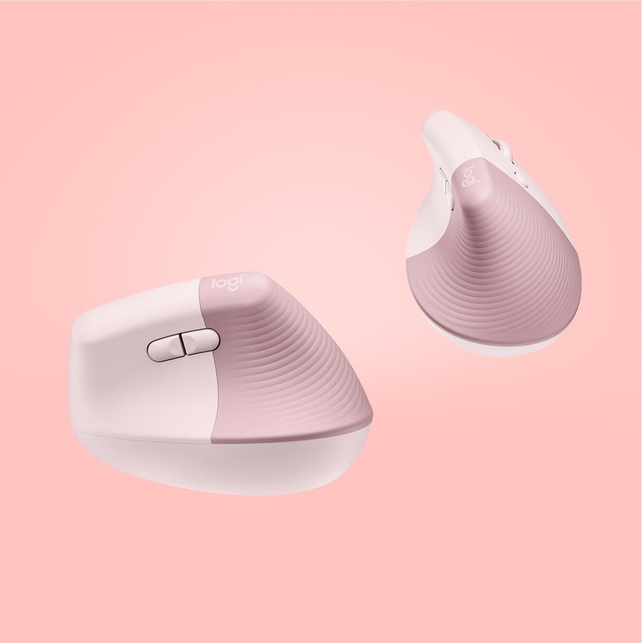 Logitech Lift Vertical Ergonomic Mouse (Rose) 910-006472