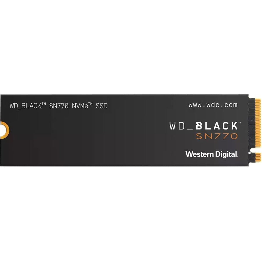 WD Black SN770 WDS500G3X0E 500 GB Solid State Drive - M.2 2280 Internal - PCI Express NVMe (PCI Express NVMe 4.0 x4) WDS500G3X0E