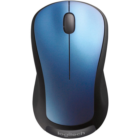 Logitech M310 Wireless Mouse, 2.4 GHz with USB Nano Receiver, 1000 DPI Optical Tracking, 18 Month Battery, Ambidextrous, Compatible with PC, Mac, Laptop, Chromebook (Peacock Blue) 910-001917