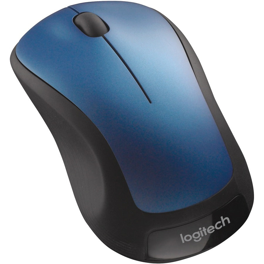 Logitech M310 Wireless Mouse, 2.4 GHz with USB Nano Receiver, 1000 DPI Optical Tracking, 18 Month Battery, Ambidextrous, Compatible with PC, Mac, Laptop, Chromebook (Peacock Blue) 910-001917