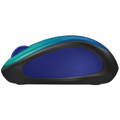 Logitech Design Collection Limited Edition Wireless Mouse with Colorful Designs - USB Unifying Receiver, 12 months AA Battery Life, Portable & Lightweight, Easy Plug & Play with Universal Compatibility - BLUE AURORA 910-006118