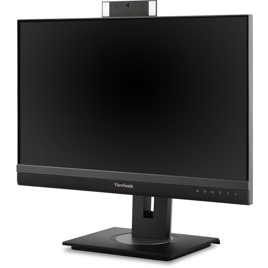 ViewSonic Graphic VG2456V 24" Class Webcam Full HD LED Monitor - 16:9 - Black VG2456V