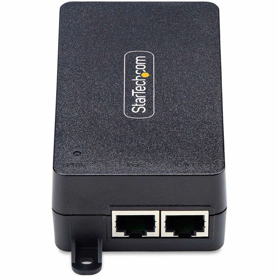 StarTech.com 1-Port Gigabit PoE+ Injector, 10M/100M/1G Ethernet, PoE/PoE+ (802.3af/802.3at), 30W Power Budget, Wall Mountable, Unmanaged AF211C-POE-INJECTOR