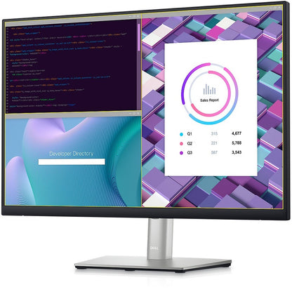 Dell P2423 24" Class WUXGA LCD Monitor - 16:9 - Black, Silver DELL-P2423