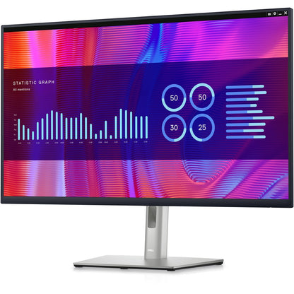 Dell P3223DE 32" Class QHD LCD Monitor - 16:9 - Black, Silver DELL-P3223DE