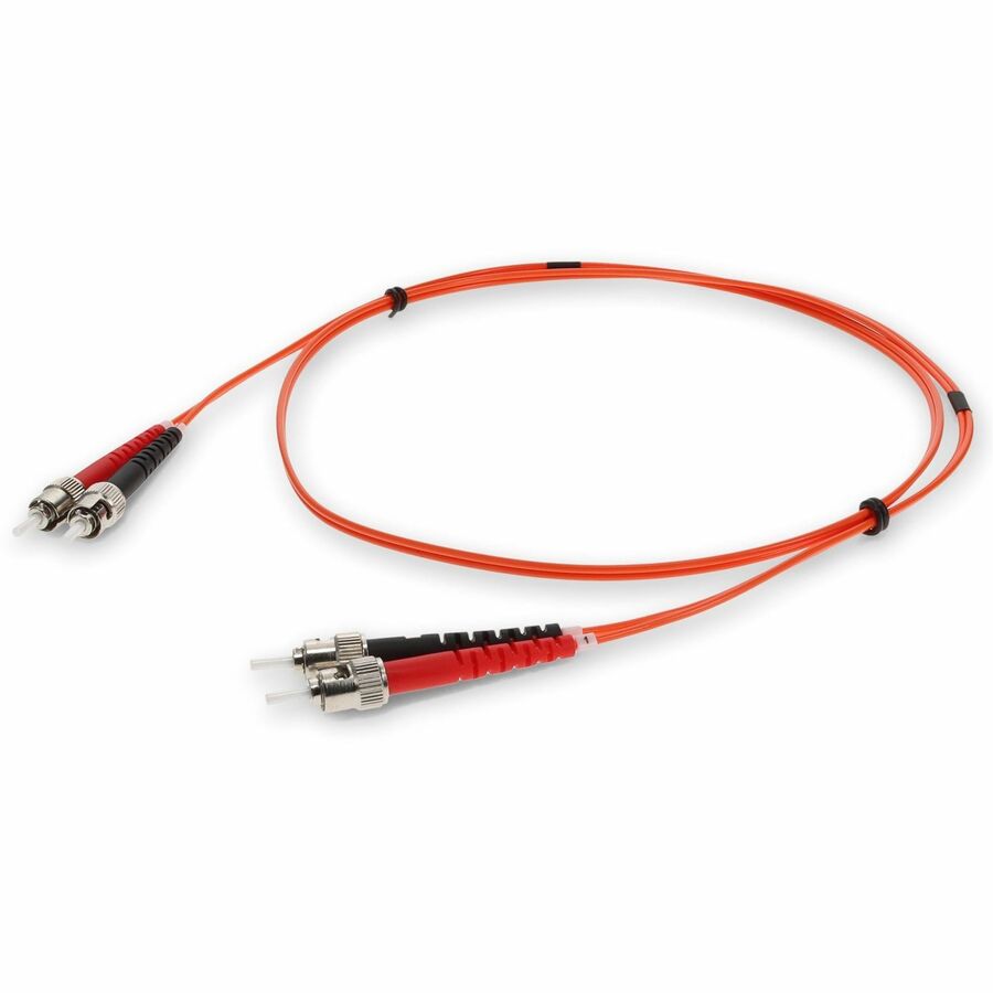 AddOn 1m Multi-Mode fiber (MMF) Duplex ST/ST OM1 Orange Patch Cable ADD-ST-ST-1M6MMF