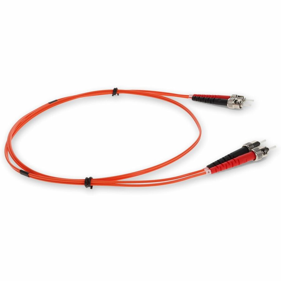 AddOn 1m Multi-Mode fiber (MMF) Duplex ST/ST OM1 Orange Patch Cable ADD-ST-ST-1M6MMF