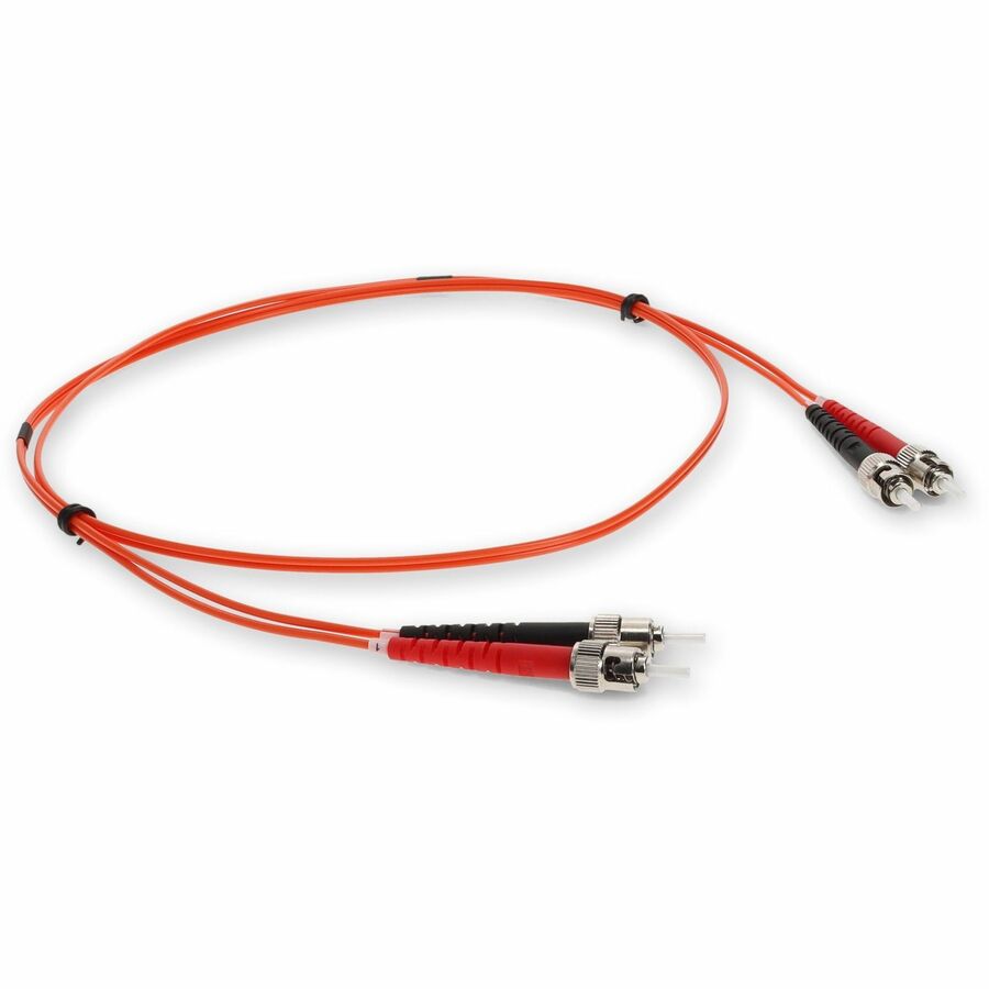 AddOn 1m Multi-Mode fiber (MMF) Duplex ST/ST OM1 Orange Patch Cable ADD-ST-ST-1M6MMF