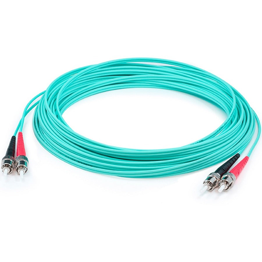 AddOn Fiber Optic Duplex Patch Network Cable ADD-ST-ST-20M5OM4