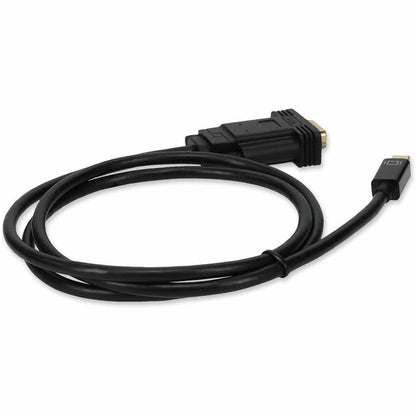 AddOn 6ft (2M) Mini-Displayport to VGA Black Adapter - M/M MDISPORT2VGAMM6B