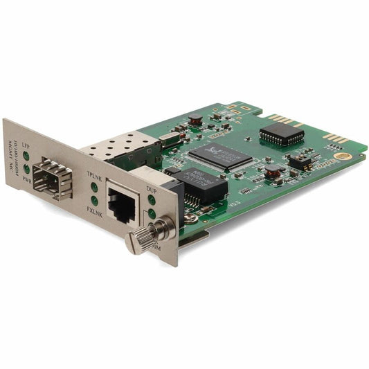 AddOn 1000Base-TX with Open SFP Slot Media Converter Card ADD-MCCTXSFP