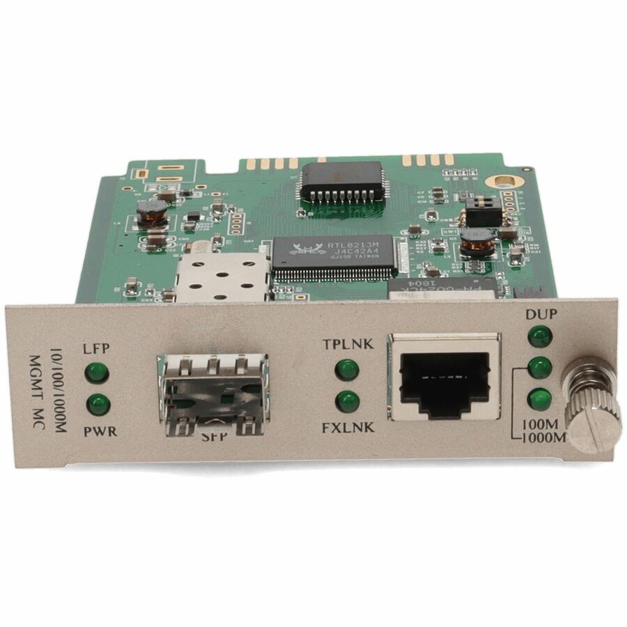 AddOn 1000Base-TX with Open SFP Slot Media Converter Card ADD-MCCTXSFP