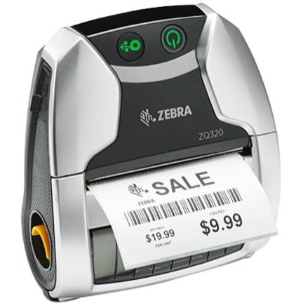 Zebra ZQ320 Mobile Direct Thermal Printer - Monochrome - Label/Receipt Print - Bluetooth - Wireless LAN - Near Field Communication (NFC) ZQ32-A0W01R0-00