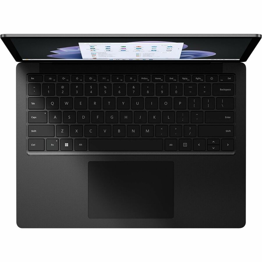 Microsoft Surface Laptop 5 13.5" Touchscreen Notebook - Intel Core i7 12th Gen i7-1265U - Intel Evo Platform - 16 GB - 256 GB SSD - English, French Keyboard - Matte Black TBF-00001