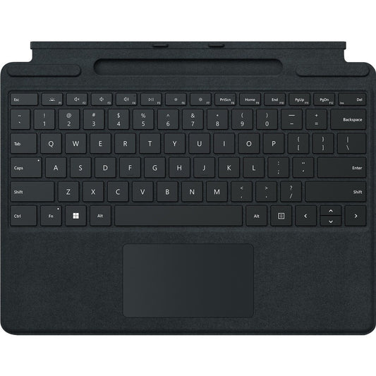 Microsoft Signature Keyboard/Cover Case Microsoft Surface Pro 8, Surface Pro X Tablet - Black C9B-00001